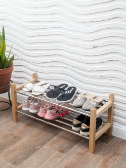 Мебель для прихожей Обувница "Порядок" 79 см Tjusig IKEA Лак