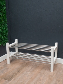 Мебель для прихожей Обувница "Порядок" 79 см Tjusig IKEA Белый